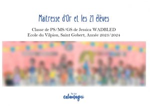 maitresse d or et les 21 eleves